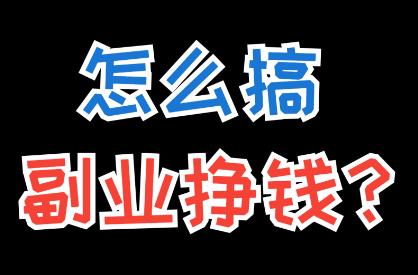 聊聊我做过的副业和入得坑配图