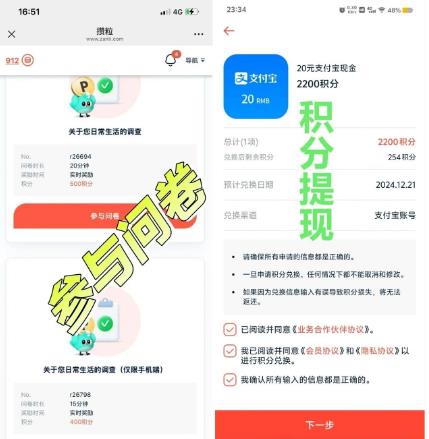 问卷答题赚钱平台，薅羊毛一天30+微信秒到账配图